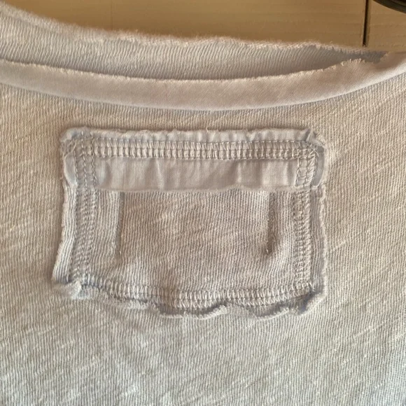 Free People NWT Love Language Oversized Sleeveless Linen & Cotton Tank small - Picture 7 of 13